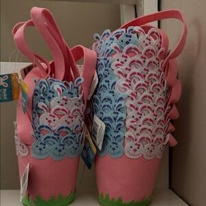 Pink and Blue Bunny Easter Baskets